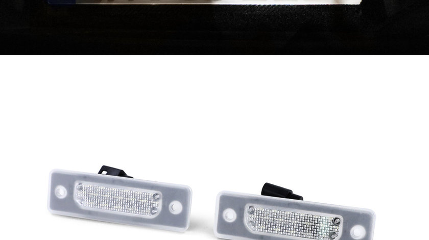 Iluminare numar BMW seria 5 E34 / seria 7 E32 LED alb