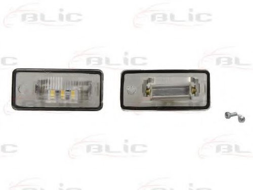 Iluminare numar de circulatie AUDI A4 (8E2, B6) (2000 - 2004) BLIC 5402-003-07-900 piesa NOUA