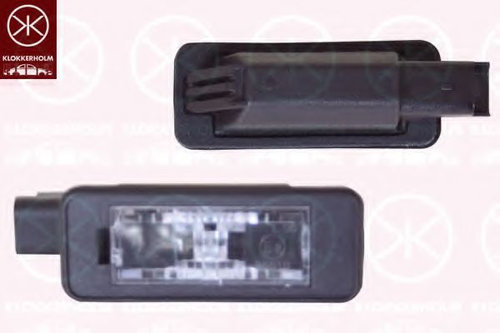 Iluminare numar de circulatie PEUGEOT 208 (2012 - 2016) KLOKKERHOLM 55090850 piesa NOUA