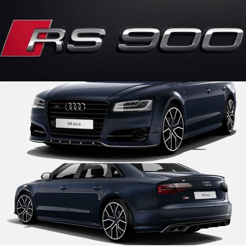 Imagine teaser Audi S8 Plus RS900