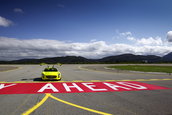 Imagini de vis: Mercedes SLS AMG  E-Cell pozeaza in Norvegia