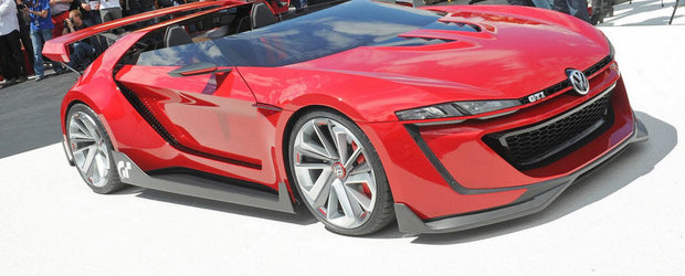 IMAGINI REALE: Noul VW GTI Roadster Vision prinde viata la Worthersee 2014