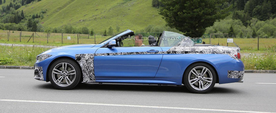 Imagini Spion: Noul BMW Seria 4 Convertible pozeaza topless
