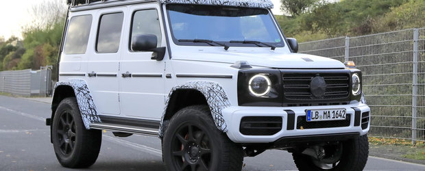 Imaginile care anunta intoarcerea REGELUI. Noul Mercedes G500 4×4², surprins pentru prima oara in teste