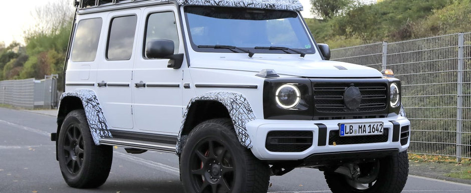 Imaginile care anunta intoarcerea REGELUI. Noul Mercedes G500 4×4², surprins pentru prima oara in teste