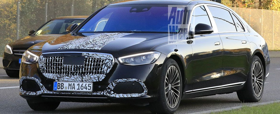 Imaginile care anunta intoarcerea REGELUI. Noul Mercedes-Maybach S-Class, surprins pentru prima oara in teste