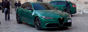 Imaginile care au bagat frica in sefii de la Mercedes, Audi si BMW. Noua super berlina cu motor de 510 CP de la Alfa, surprinsa complet necamuflata pe strazile Europei
