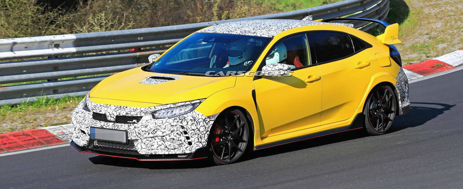 Imaginile care au speriat competitia. Ce se intampla cu noua Honda Civic Type R