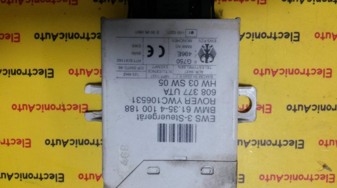 IMOBILIZATOR BMW 61354100188