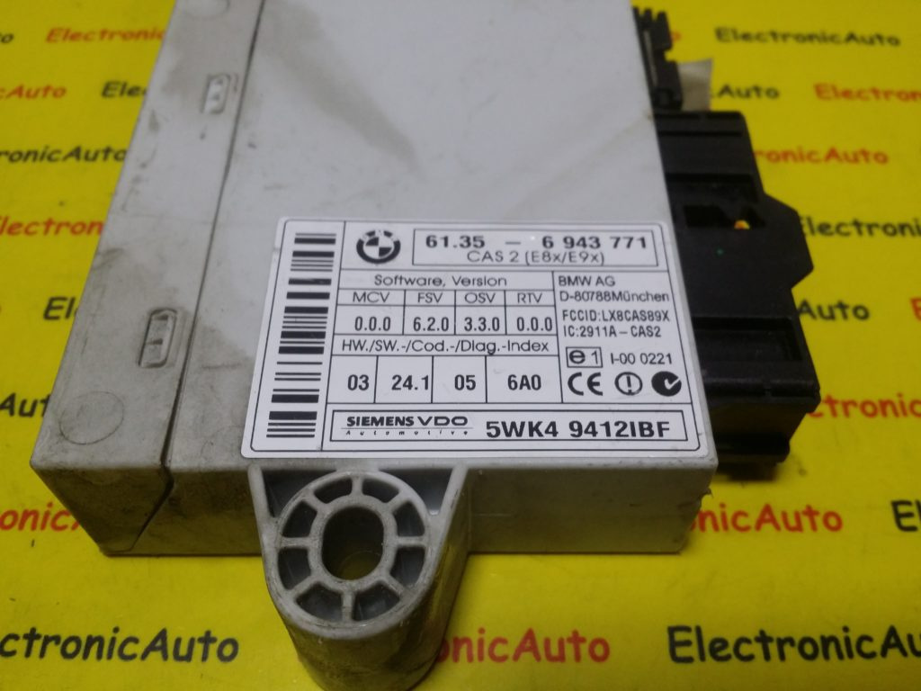Imobilizator BMW, 61356943771, 5WK49412IBF,