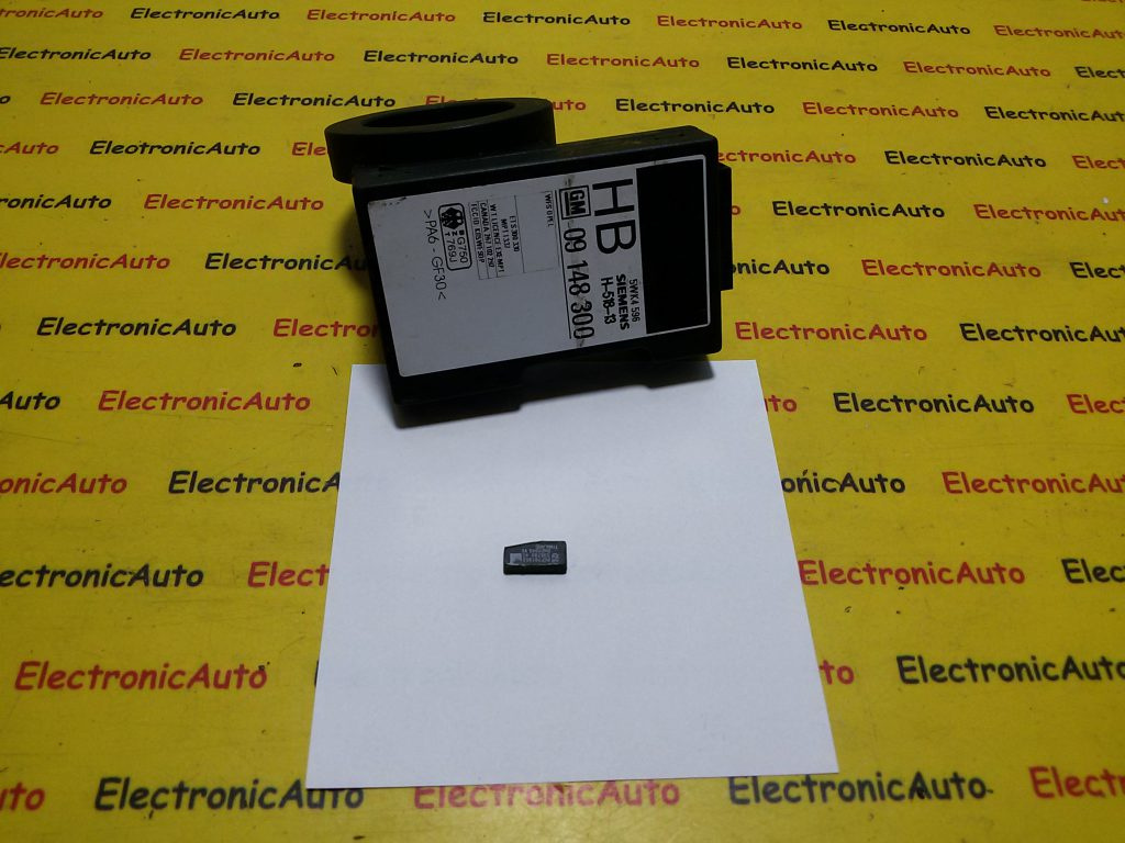 Imobilizator+cip Opel Tigra 09148300, 5WK4596