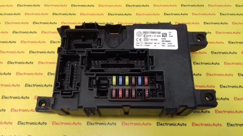 Imobilizator Fiat Grande Punto, 28106881