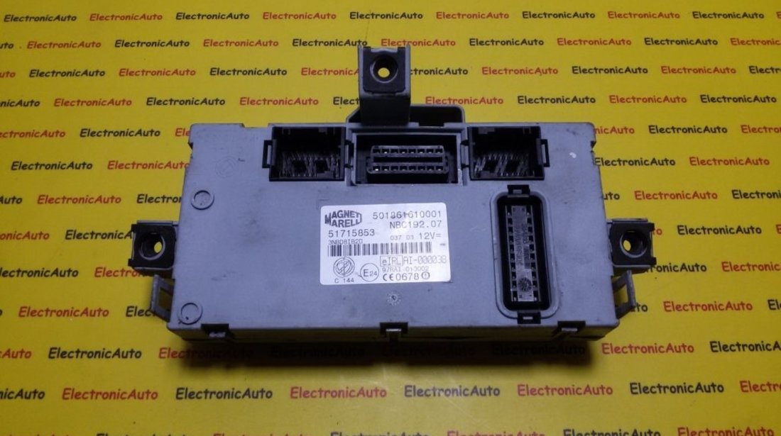 Imobilizator FIAT STILO 1.9 51715853, 501861610001