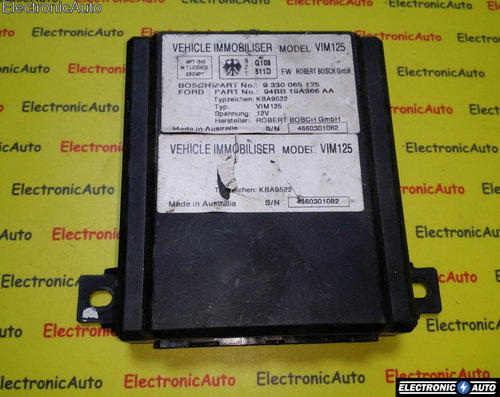 Imobilizator Ford 94BB19A366AA 9330065125