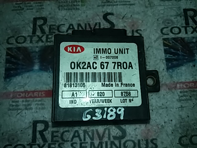 Imobilizator KIA SEPHIA 0K2AC 67 7R0A / 0K2AC677R0A0K2AC 67 7R0A / 0K2AC677R0A