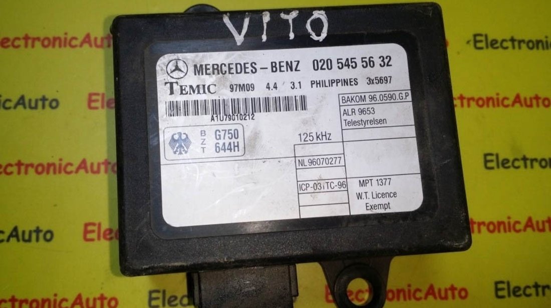 Imobilizator Mercedes Sprinter, Vito 020 545 56 32