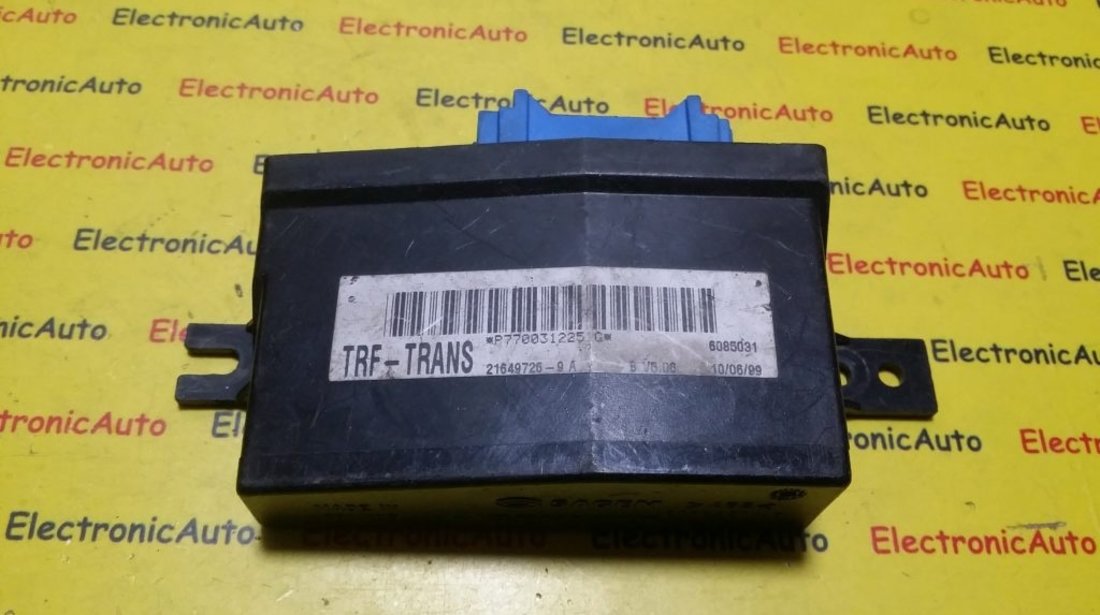 Imobilizator Renault Kangoo P7700312251G, 216497269A