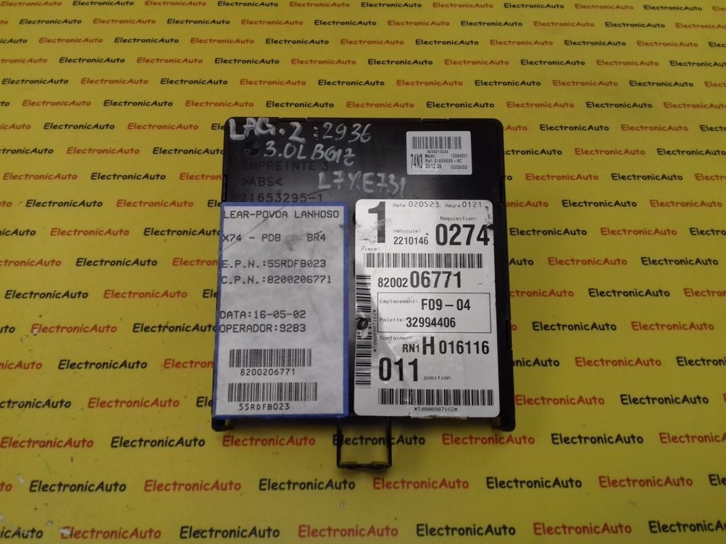 Imobilizator Renault Laguna 2, 8200206771, 8200213234