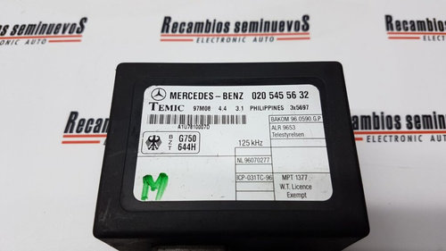 Imobilizator TEMIC MERCEDES-BENZ VITO 020 545 56 32 / 0205455632 / 960590 GP / 960590GP020 545 56 32...