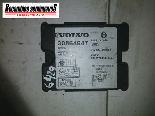 Imobilizator VOLVO S40 30864647 / 30862223 / F005V0006030864647 / 30862223 / F005V00060