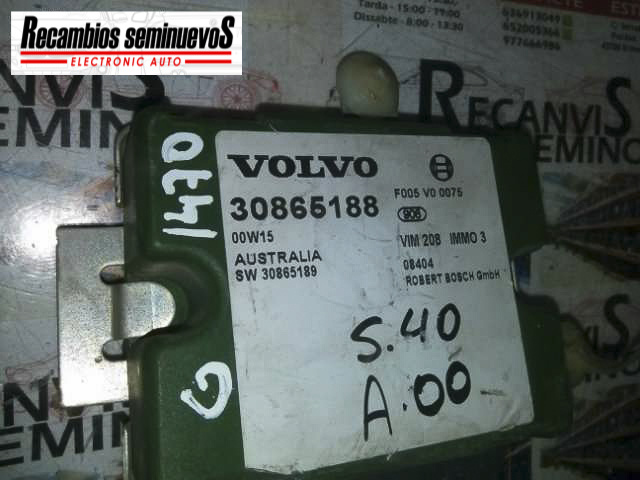 Imobilizator VOLVO S40 3086518830865188