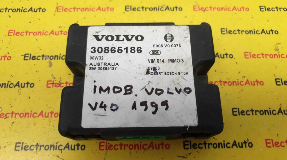 Imobilizator Volvo V40/S40 1.9, 30865186, VIM014 Immo 3