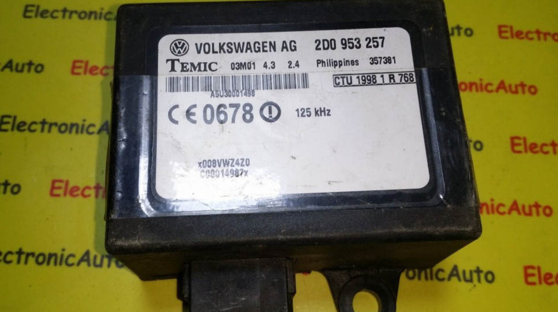 Imobilizator VW LT 2D0953257