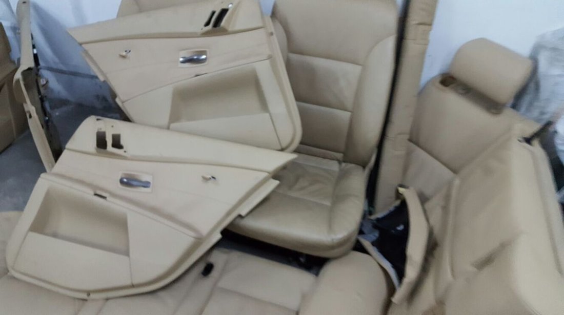 Imterior piele bmw e61 e60 beige complet