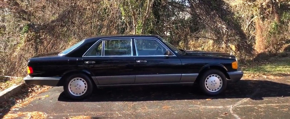 In 1991 costa 77.000$ si era cel mai luxos Mercedes. Cum arata astazi modelul 560SEL cu doua claxoane