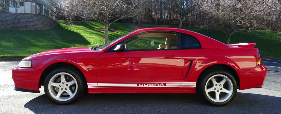 In '99 si-a cumparat un Mustang Cobra SVT nou nout dar nu l-a condus mai deloc. Acum il vinde cu nici 1.500 de km la bord In '99 si-a cumparat un Mustang Cobra SVT nou nout dar nu l-a condus mai deloc. Acum il vinde cu nici 1.500 de km la bord