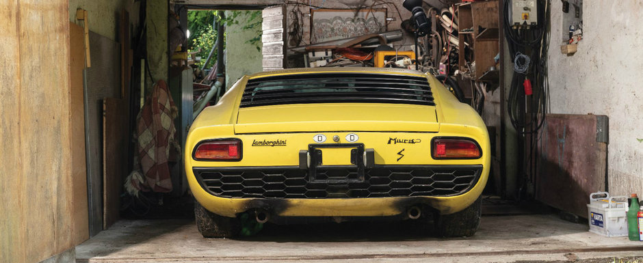 In ultimii patru ani a fost inchis intr-un garaj. Acest Lamborghini Miura va fi scos acum la vanzare In ultimii patru ani a fost inchis intr-un garaj. Acest Lamborghini Miura va fi scos acum la vanzare