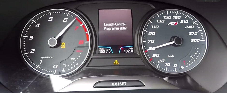 In versiunea 4x4 atinge mult mai repede suta. Test de acceleratie cu SEAT Leon Cupra 300 4Drive