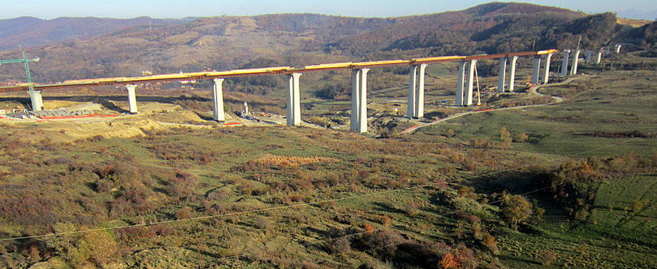 Inaugurarea tronsonului de autostrada Sibiu-Orastie, amanata pentru sfarsitul lui 2013