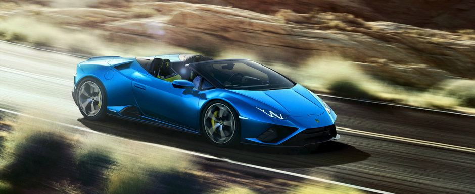 Inca un Lamborghini pentru fanii derapajelor controlate. El este noul Huracan Evo Spyder RWD Inca un Lamborghini pentru fanii derapajelor controlate. El este noul Huracan Evo Spyder RWD