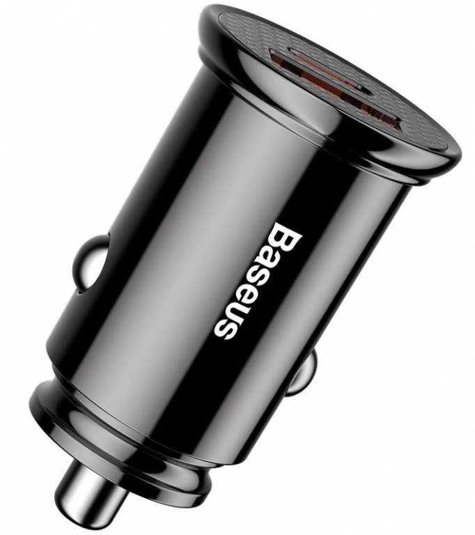 Incarcator Auto Baseus Circular PPS Universal Smart Car Charger USB Quick Charge 4.0 QC 4.0 Si Type-C PD 3.0 Negru SCP CCALL-YS01