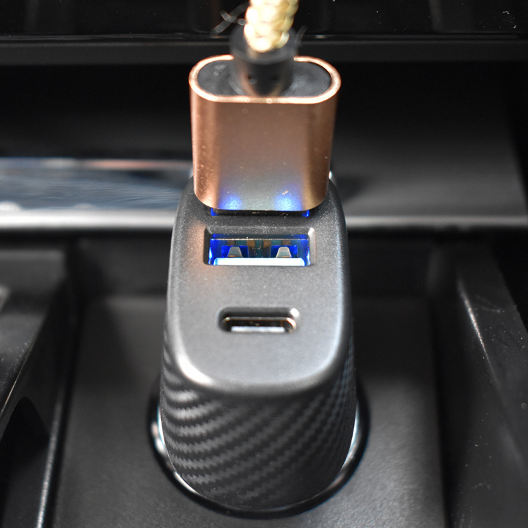 Incarcator Auto Cu 2xusb Qc3.0 Si 1xusb Type-c 42w Mega Drive 02780
