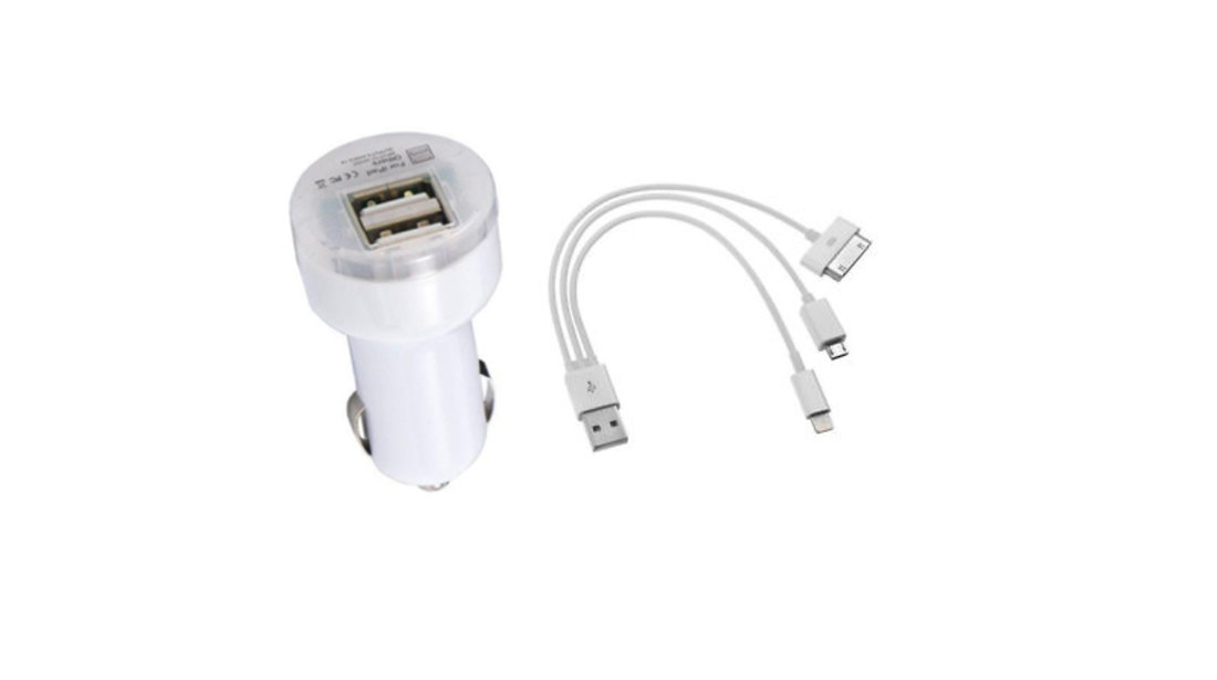 Incarcator auto cu USB 6802 Gama Premium