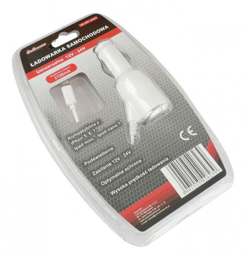 Incarcator Auto Iphone Carcommerce 12V/24V 2.1A 42623