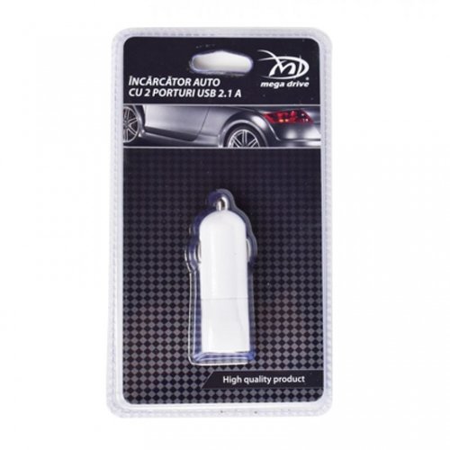 Incarcator Auto Mega Drive 2 Porturi Usb 2.1A 98512