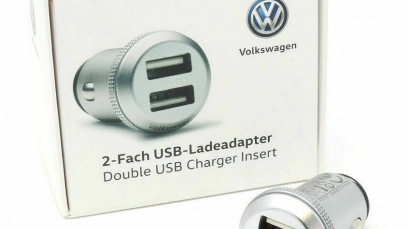 Incarcator Auto USB Oe Volkswagen 2.4A 000051443D