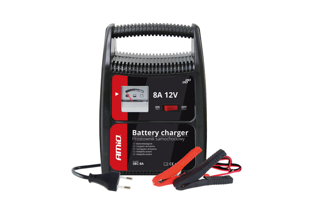 Incarcator Baterie Auto 8a, 12v Amio Sbc-8a 02086