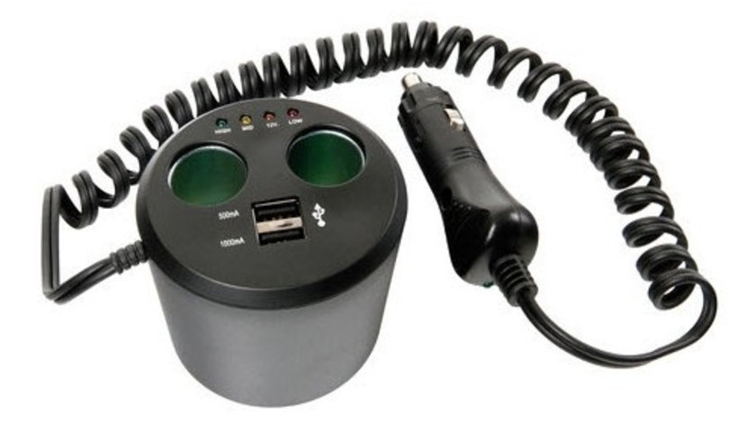 Incarcator DUO 4-BT USB, 12V, Lampa cod intern: DL0HL2BBM