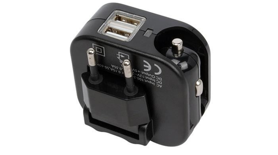 Incarcator Universal Pentru Casa Si Masina 2 x USB, 2.1 A Siegbert 999ET0062