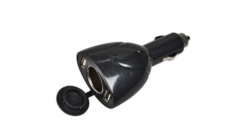 Incarcator Universal/Stecher Priza bricheta cu 2 porturi USB, Automax cod intern: DRHC4DBBM