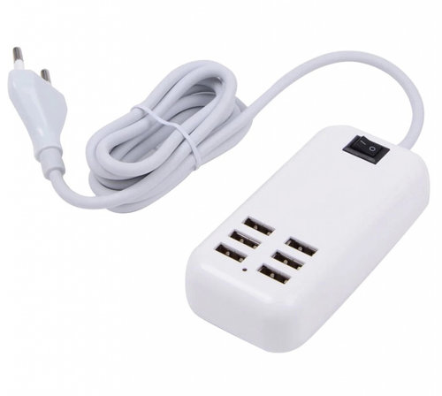 Incarcator Usb 6 Porturi 2A