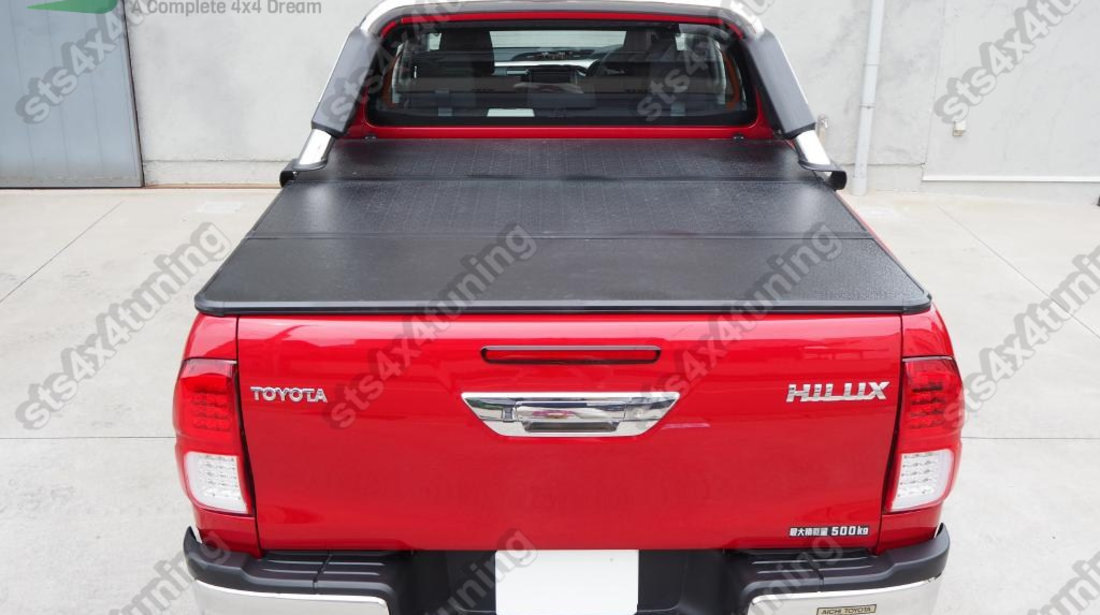 INCHIDERE BENA 3-FOLD HARD TOYOTA HILUX REVO 2016-2023 [V3]