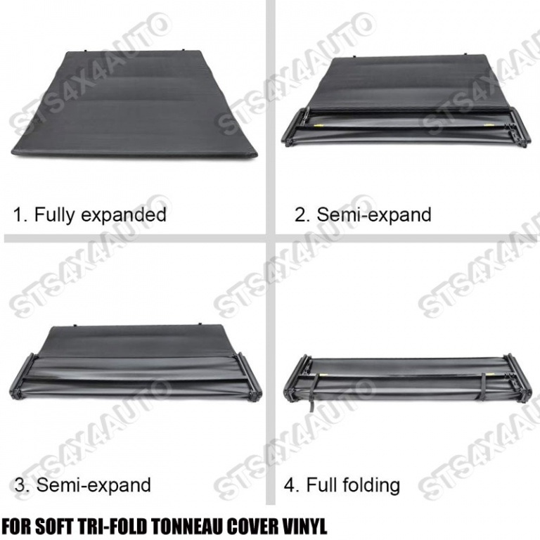 INCHIDERE BENA 3-FOLD TOYOTA HILUX REVO 2016-2025 [4-USI] [SOFT]
