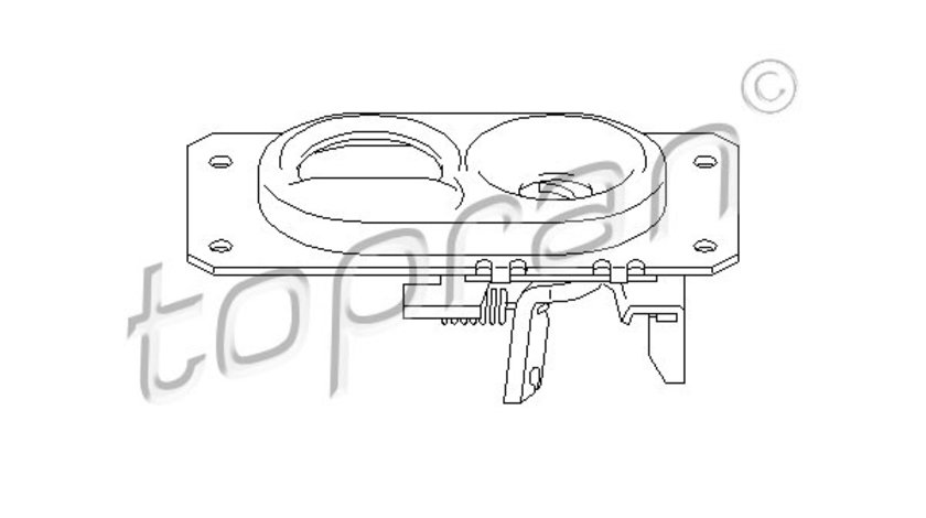 Inchizator capota motor partea de jos (107406 HAN) SEAT,VW