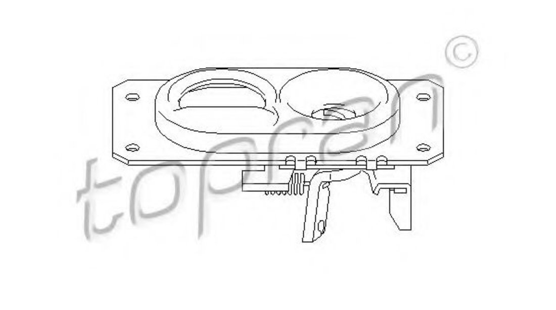 Inchizator capota motor SEAT TOLEDO I (1L) (1991 - 1999) TOPRAN 107 406 piesa NOUA