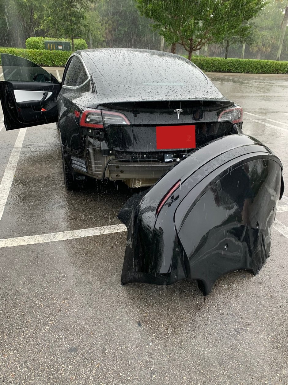 Incident Tesla Model 3